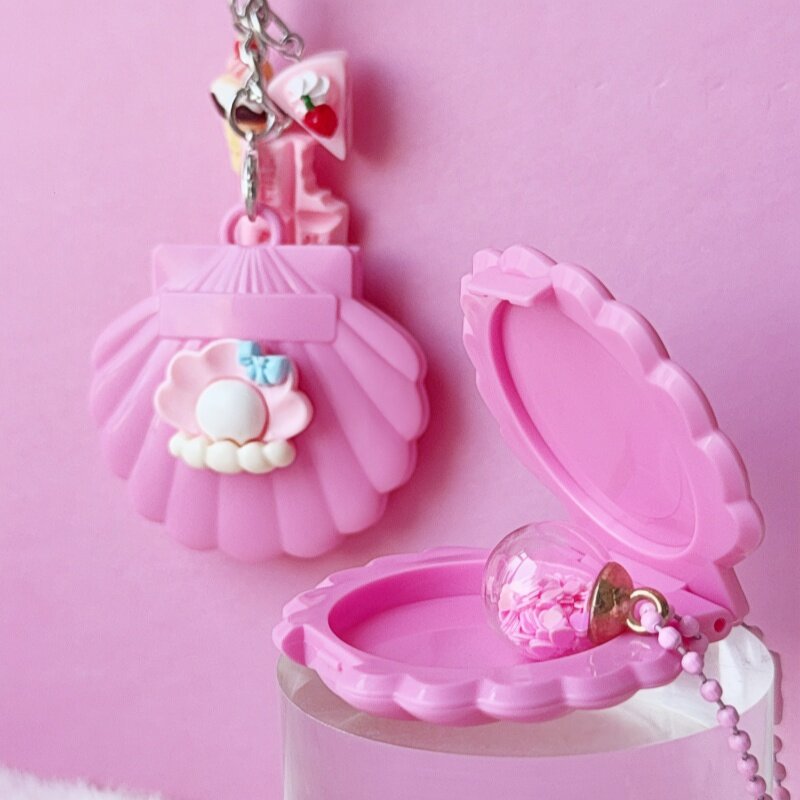 Powder Box Supplier - 2-3g Pink Shell-shaped DIY Palette