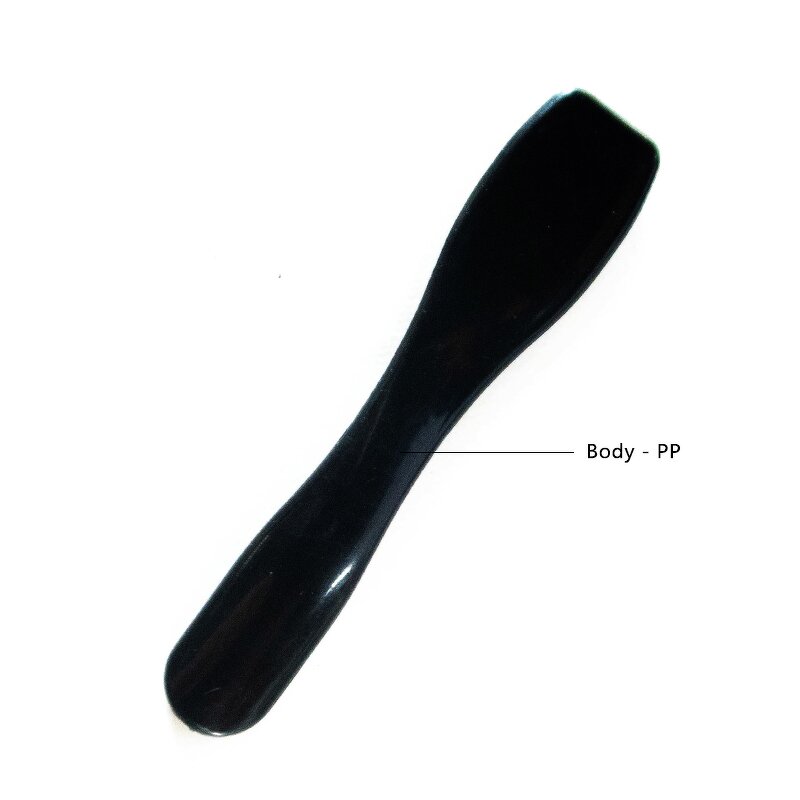 Cosmetic Spatula Factory - Black White PP Plastic Small Spoon