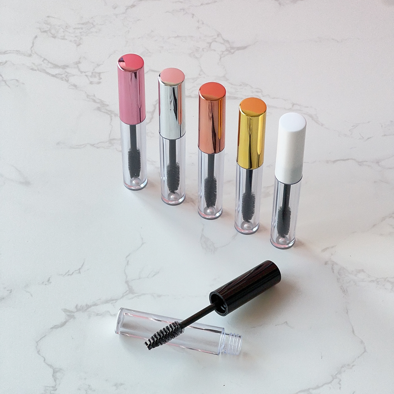 Mascara Tube Factory - Pink Custom Empty with Brush Round