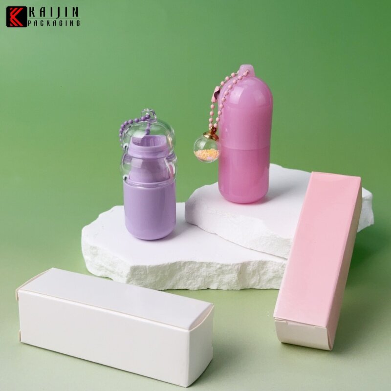 Lip Gloss Tube Manufacturer - 4g Empty Tube with Pendant