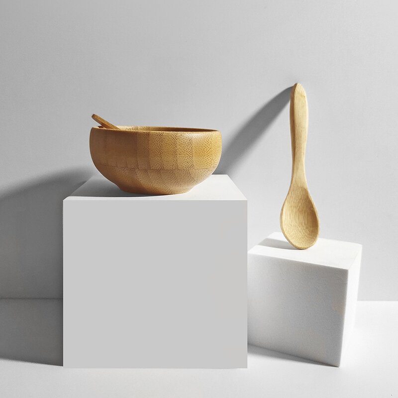 Cosmetic Spatula Factory - Bamboo Facial Tool Mixing Bowl
