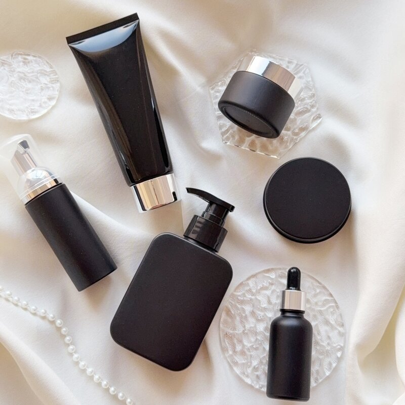 Skincare Packaging Set Factory - Lotion Pump Jar Dropper