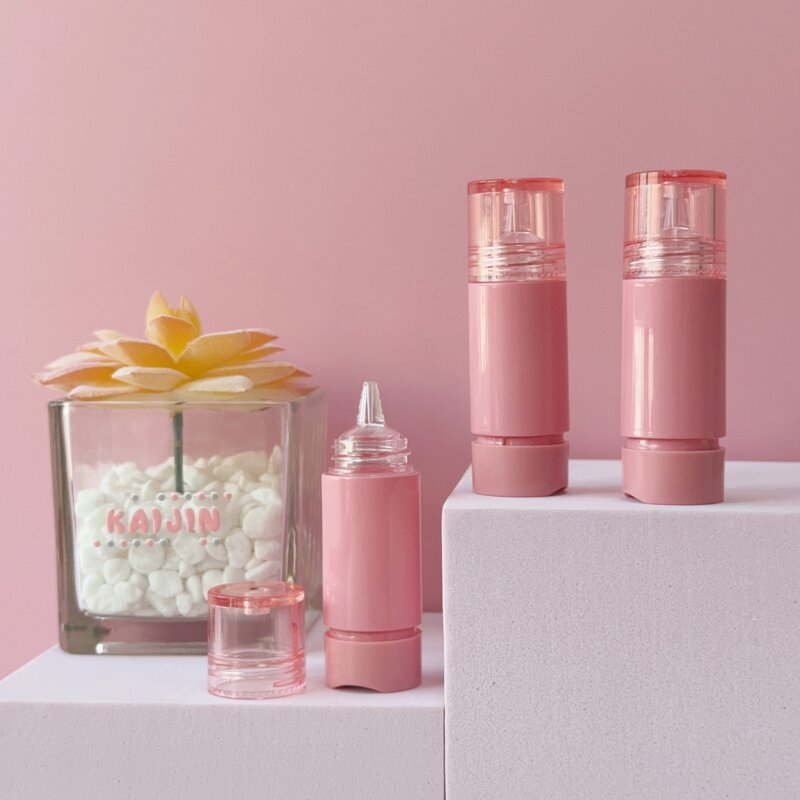 Lotion Container Factory - Pink Plastic Refillable Squeeze