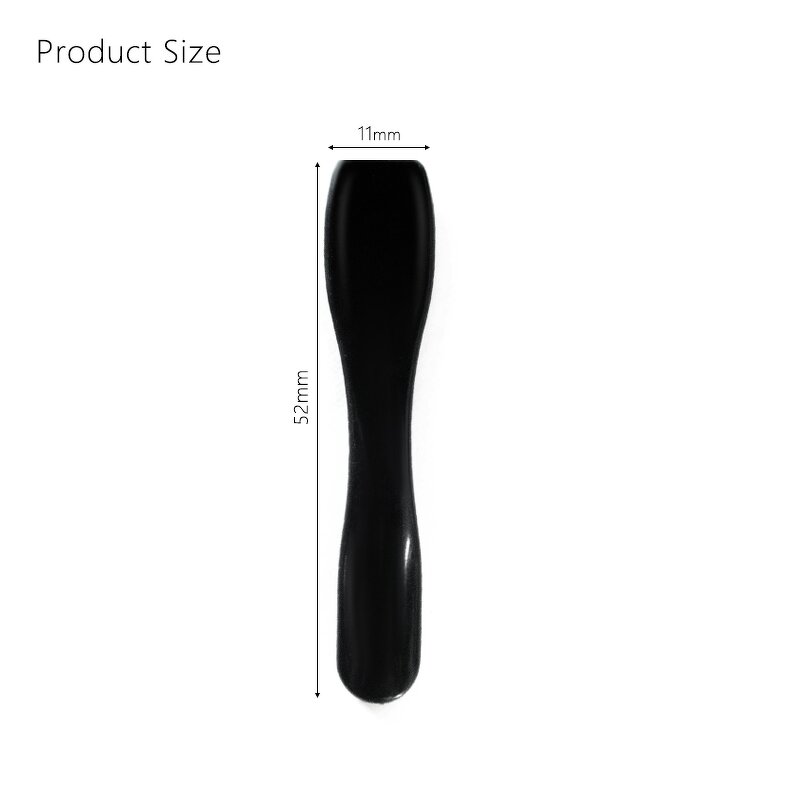 Cosmetic Spatula Factory - Black White PP Plastic Small Spoon