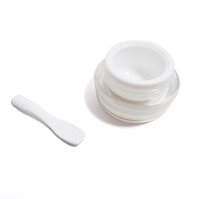 Cosmetic Spatula Factory - Black White PP Plastic Small Spoon