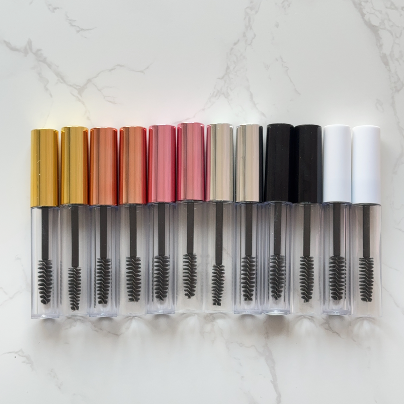 Mascara Tube Factory - Pink Custom Empty with Brush Round