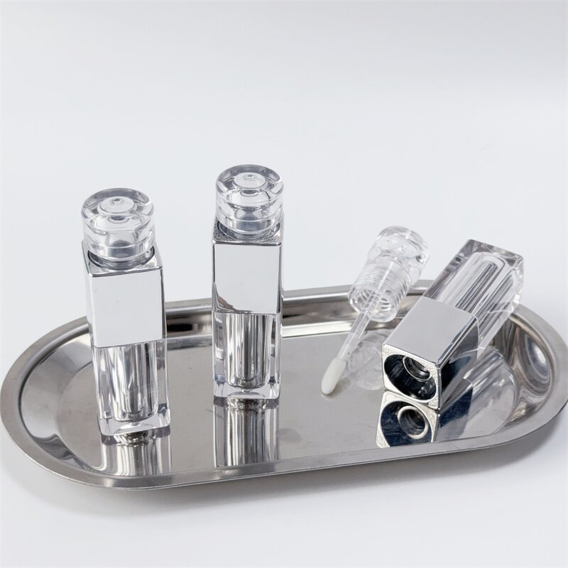 Lip Color Tube Factory - 2ml Square Textured Plastic Custom