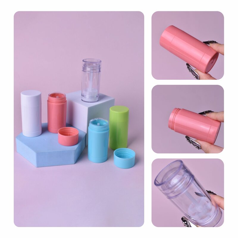 Deodorant Container Factory - 50-75g Refillable Twist Bottom