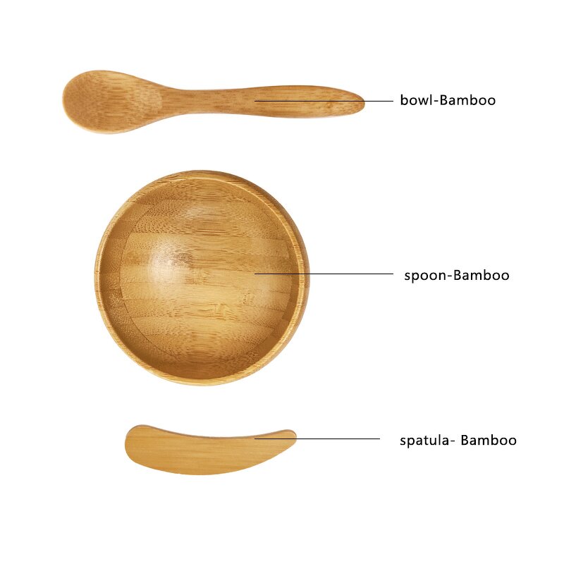 Bamboo Mask Spatula Factory - Natural Mini Wooden Cosmetics
