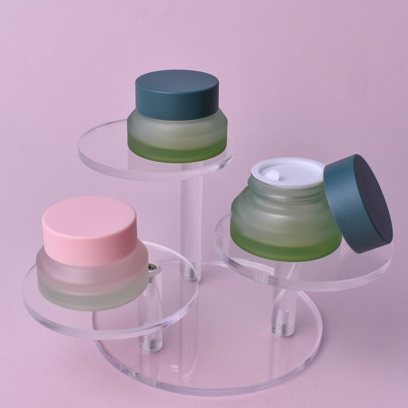 Glass Jar Factory - Olive Green 15g with Custom Lid