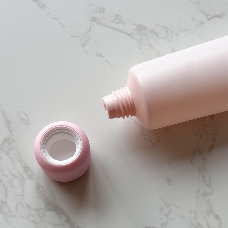 Lip Balm Squeeze Tube Factory - 50g Empty Plastic Pink Screen Print