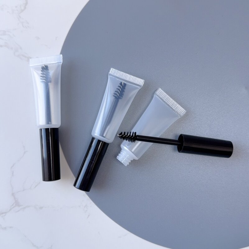 Cosmetic Tube Factory - 5ml Clear Squeeze with Mascara Brush