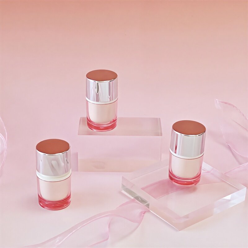 Lip Mask Jar Factory - 8g Two Colors Round with Brush