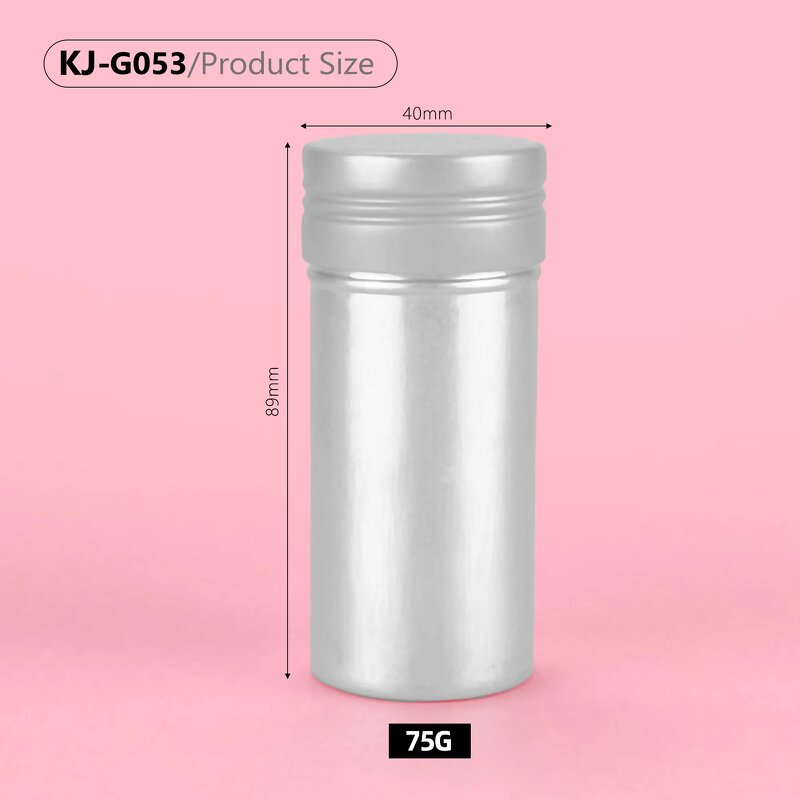 Deodorant Stick Container Factory - 75g Aluminum Round Tin