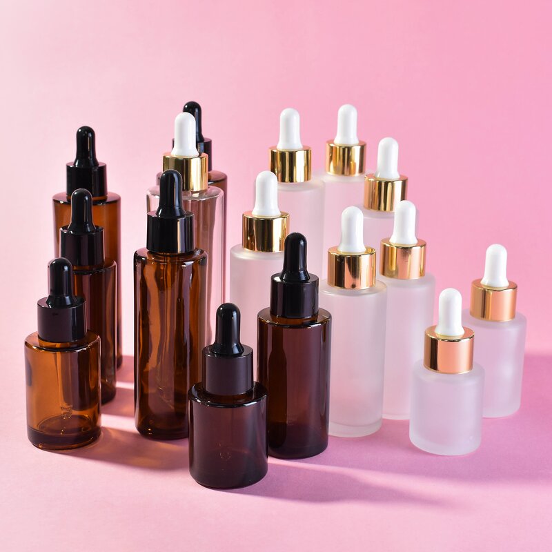 Essence Bottle Factory - 50-100ml Gradient Color Glass