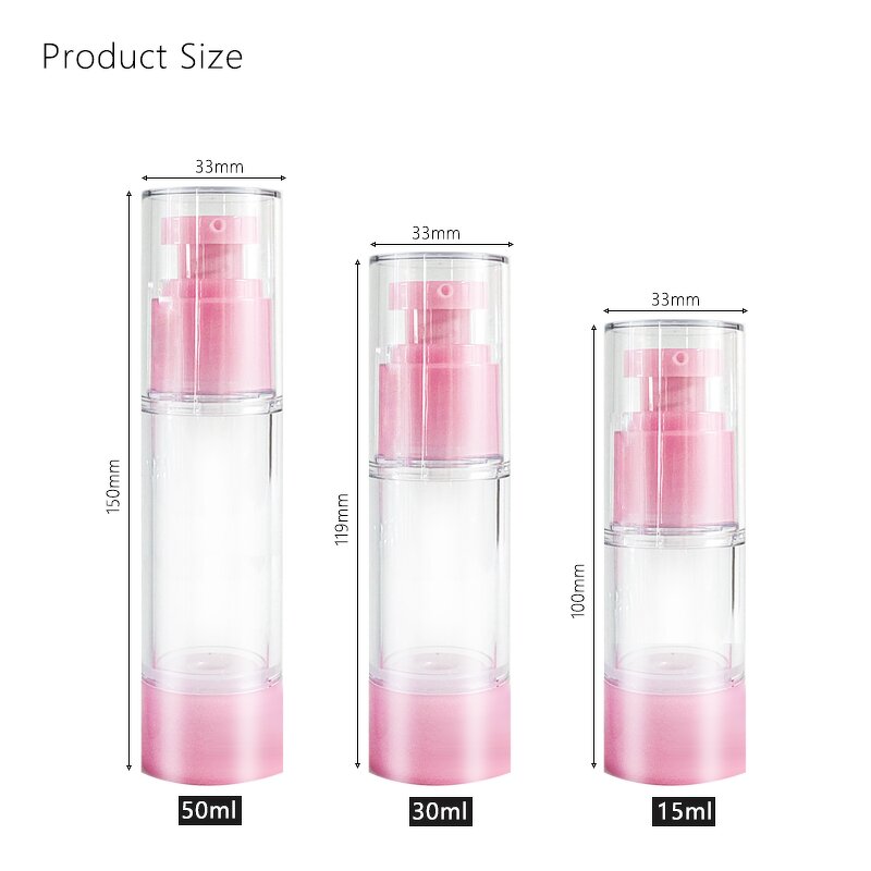 Airless Pump Bottle Factory - 15-120ml Plastic Screen Printing