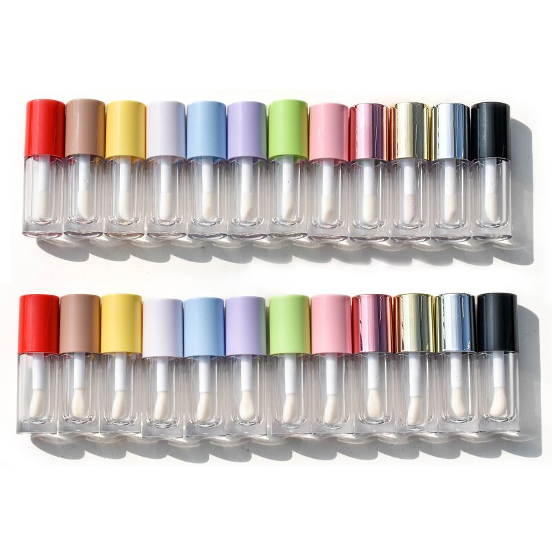 Lip Gloss Tube Manufacturer - 6ml Frosted DIY with Brush Head