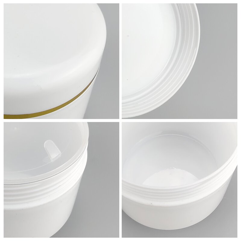 Body Cream Jar Factory - 10-500g White PP Plastic Custom