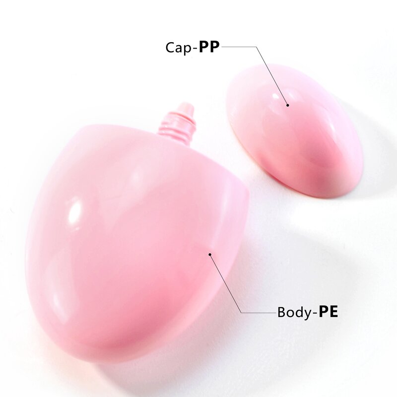 Cosmetic Bottle Factory - 50ml Egg Shape Pink Sunscreen Tube