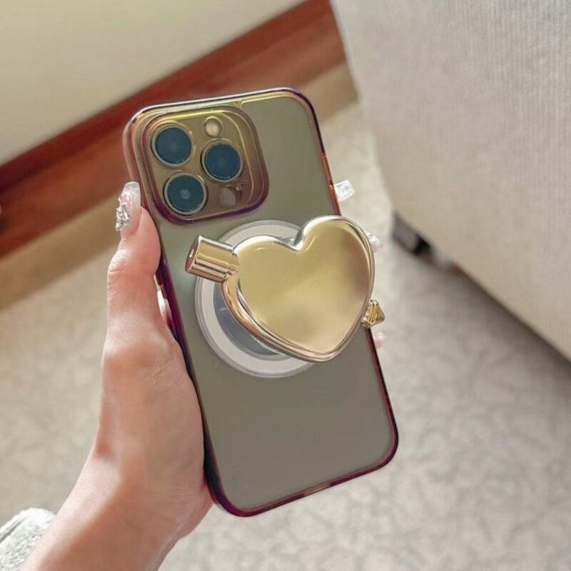 Lip Gloss Tube Factory - 3ml Heart Shape with Magnetic Stand