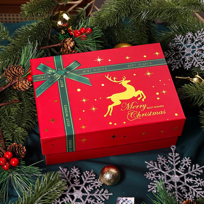 Gift Box Factory - Rectangular Large Capacity Merry Christmas