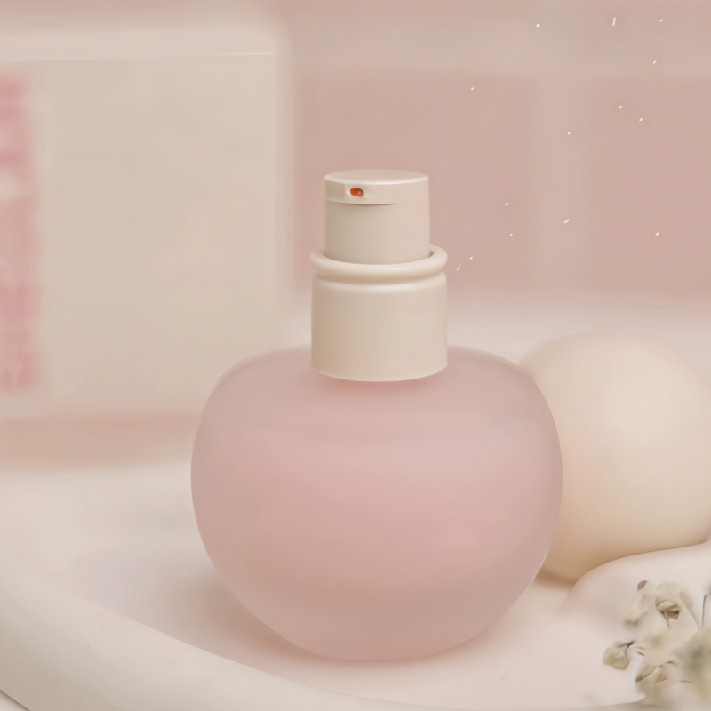 Glass Bottle Factory - 30ml Pink Frosted for Lotion BB Cream