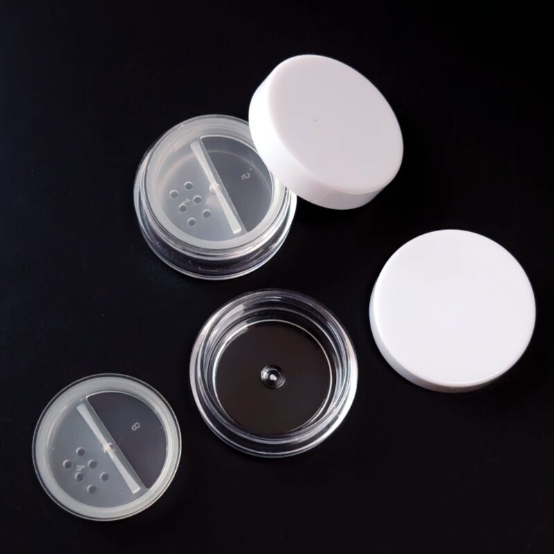 Powder Box Factory - 5g White Rotating Loose Powder Stopper