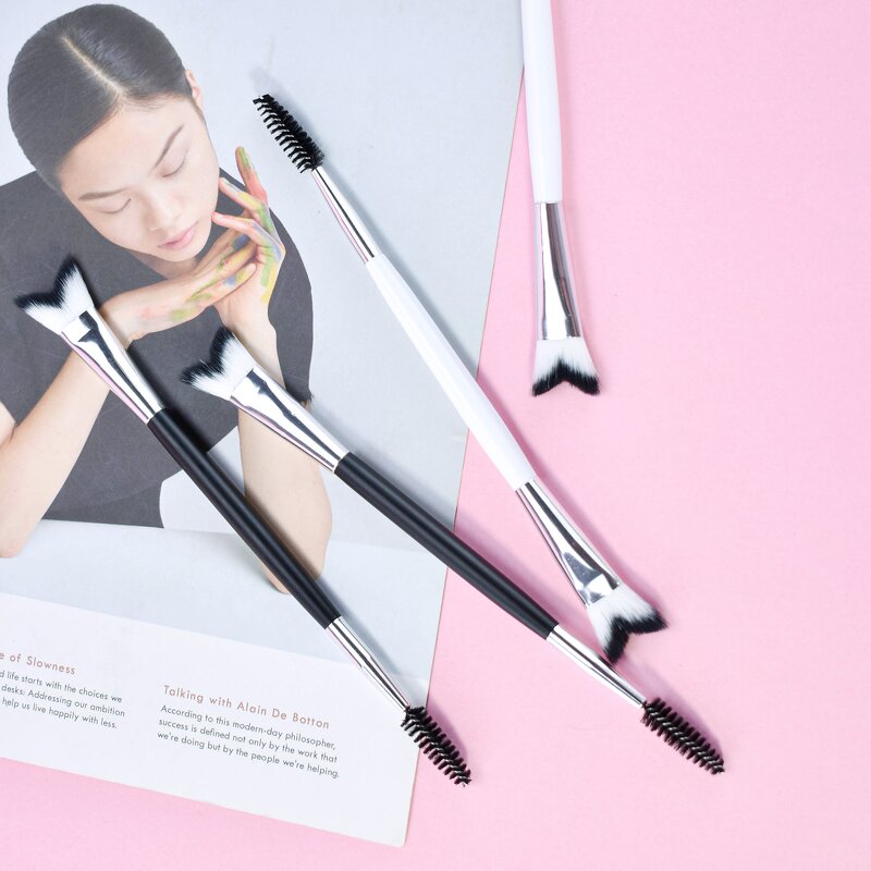 Eyebrow Comb Brush Factory - Double-Sided Fish Tail Design