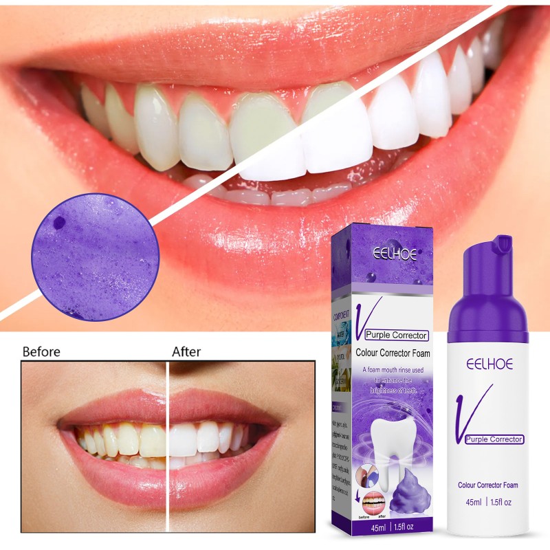 New Arrival Teeth Whitening Foam Fast Effect Tooth Cleaning Mousse Oral Dental Foam Wholesale Teeth Colour Corrector Foam