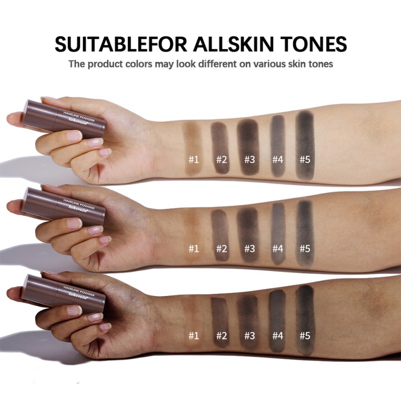 LAKERAIN Hair Line Shadow Concealer Waterproof Hairline Filling Powder Stick