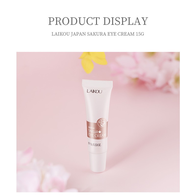 Japan Sakura Eye Cream Instant Puffiness Bag Removal Wrinkle Eye Cream