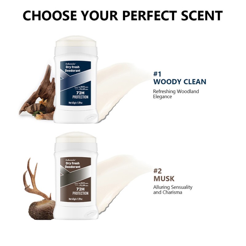 Organic  Deodorant Underarm Removal Body Odor Antiperspirant Deodorant for Man Liquid Male Deodorant Stick