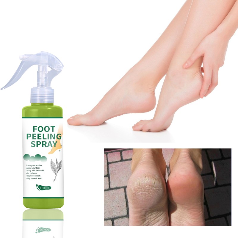New Arrival Organic Tea Extract Foot Peeling Spray Natural Whole Foot Exfoliate Moisturizing Protector Nail Supplies