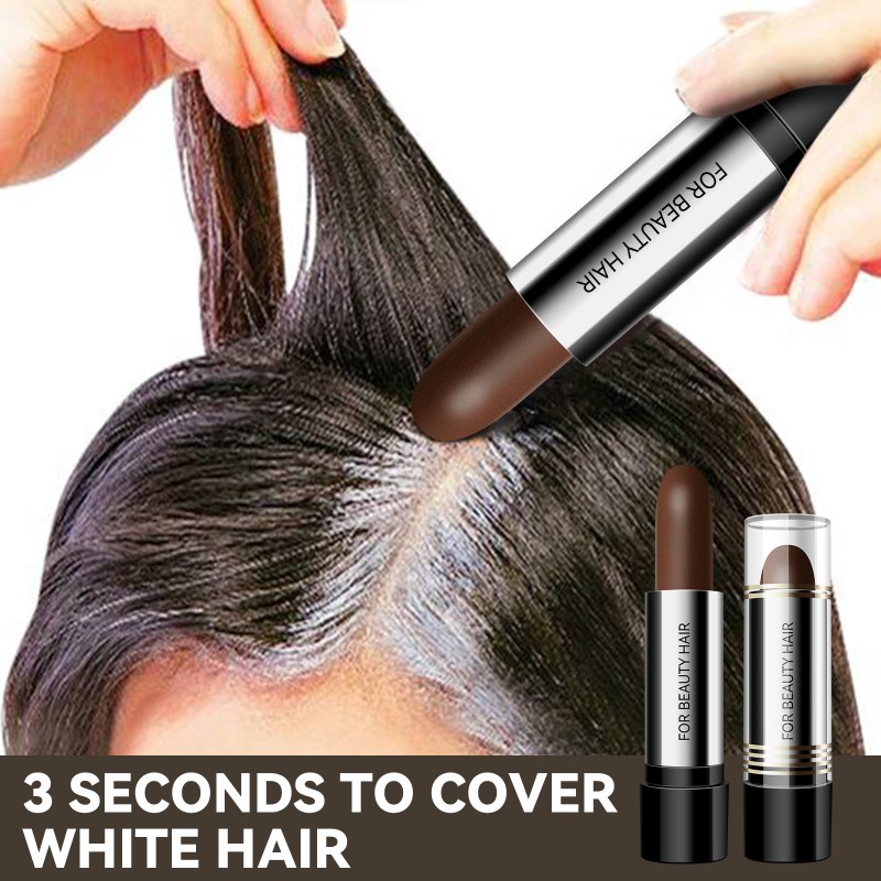 Natural Hair Dye Pen to Cover White Hair Color Temporary Black Hair Dye