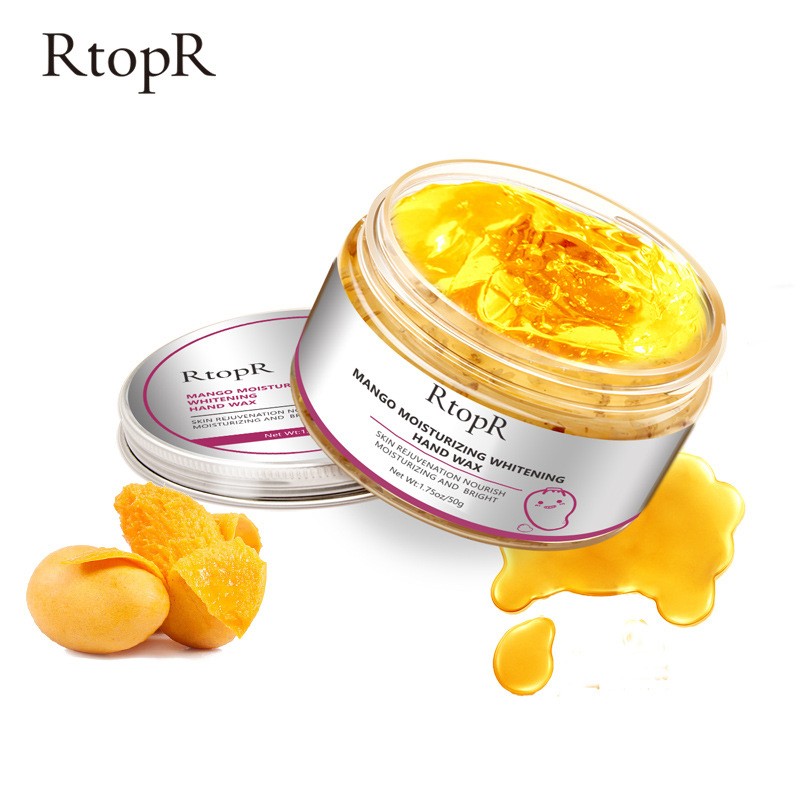 RtopR Organic Mango Hand Care Mask Whitening Moisturizing Repair Exfoliating Skin Care and Anti-Aging Features