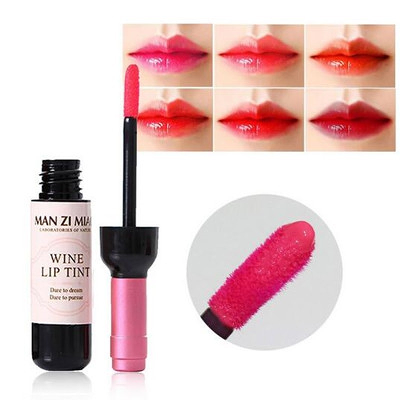Wine Bottle Lip Gloss Liquid Lipstick Red Waterproof Long Lasting 5G Stick Herbal MSDS Vegan Lipstick LP=2.5MM 8P 9P 10pinmsds
