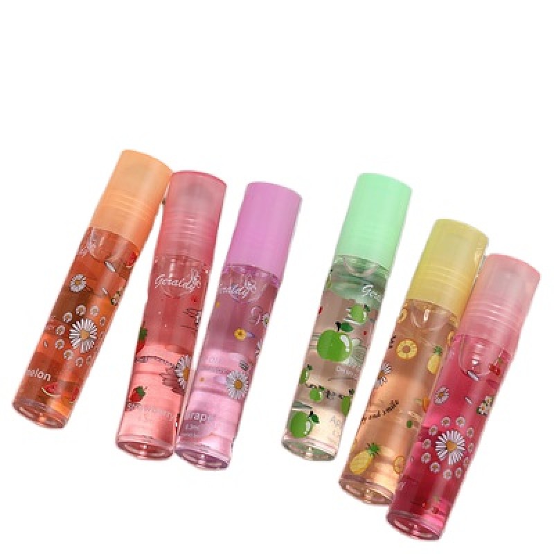 Hot Selling Transparent Colorless Lip Oil Vegan Herbal Moisturizing Lip Gloss Lightening Serum Fruit Flavored Jelly Lip Balm Box