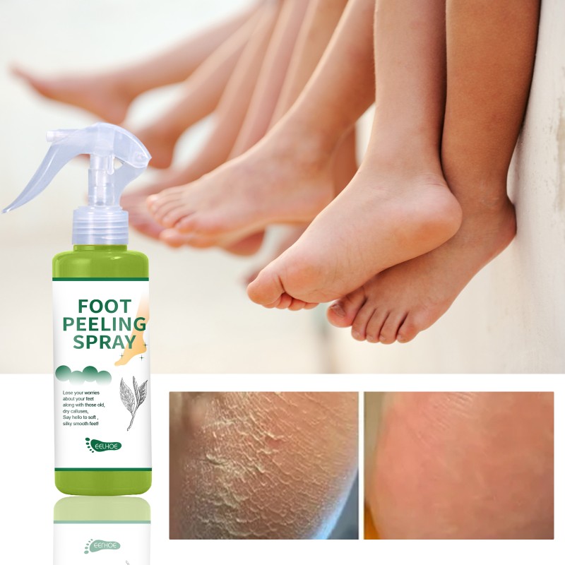 New Arrival Organic Tea Extract Foot Peeling Spray Natural Whole Foot Exfoliate Moisturizing Protector Nail Supplies