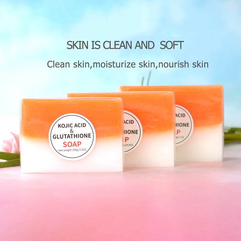 Whitening Soap Kojic Acid Glycerin Hand Wash and Face Bleaching Soap