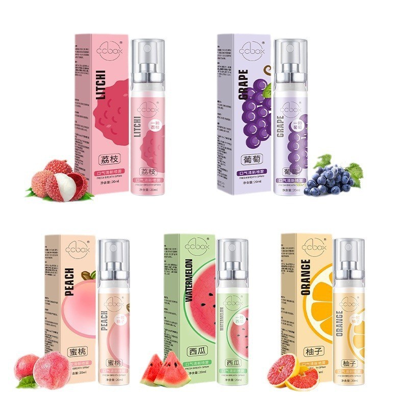 Portable Cool Mint Flavor Perfume Fresh Breath Oral Mouth Freshener Spray Multi-Purpose Teeth Whitening Accessory
