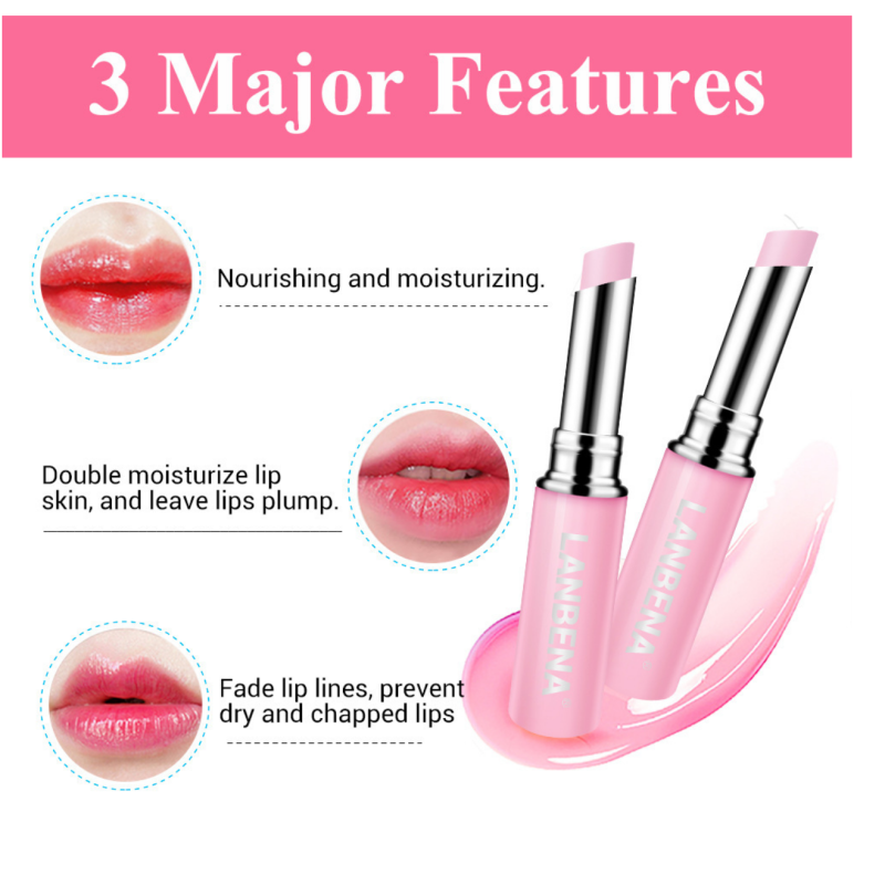LANBENA Hyaluronic Acid Lip Balm Lightening Lip Line Hydrating Lip Balm Wholesale Lipstick Waterproof Stick Female 3 Years 20g