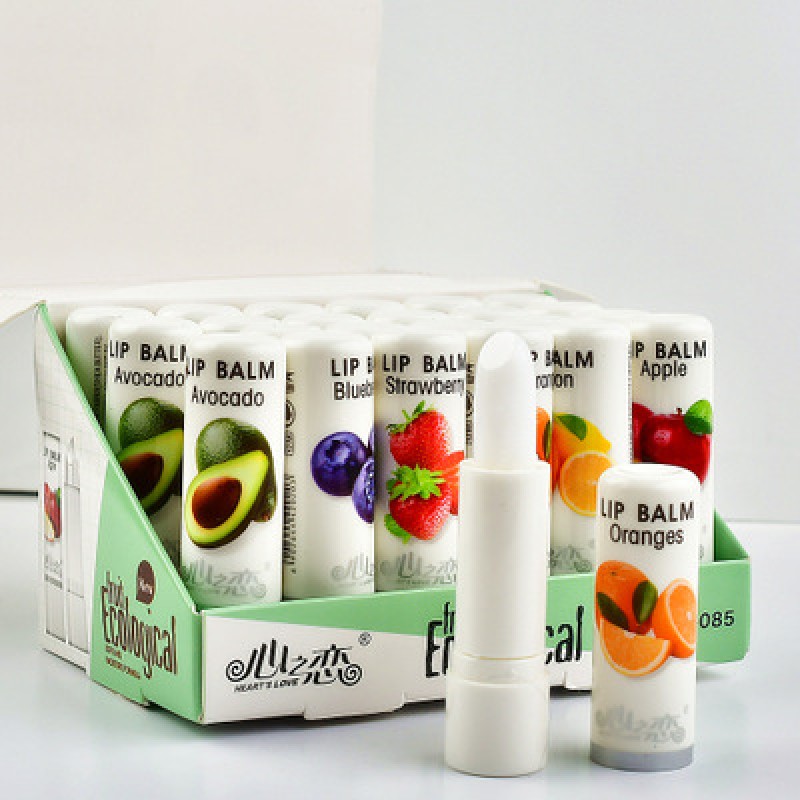 Fruit-scented Adult and Kids Lip Balm Moisturizing and Anti-cracking Colorless Lip Balm Lipstick Waterproof Stick Female 3G 20g