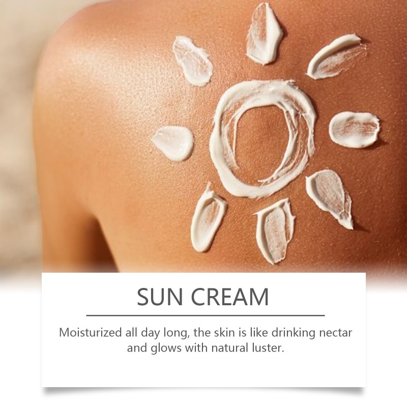 Organic SPF 90 Sunblock Cream Mineral and Herbal Ingredients Whitening and UV Protection Screen Isolation Sunscreen