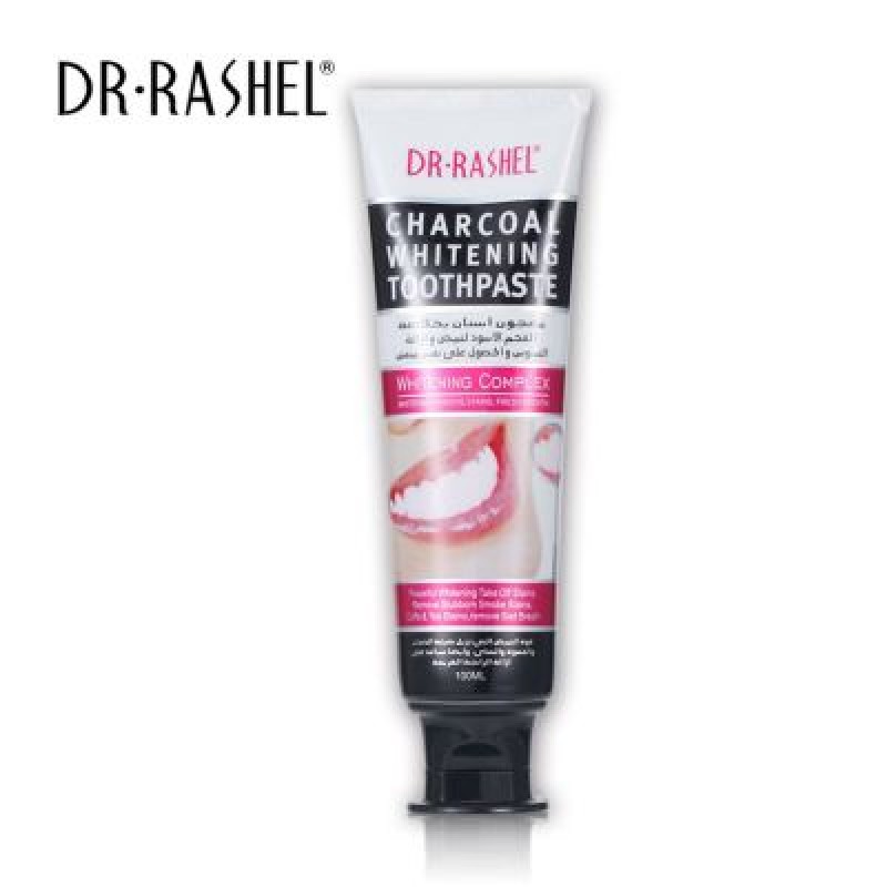 DR.RASHEL Organic Toothpaste Bamboo Charcoal Whitening and Brightening Home Use with Chemical Ingredient