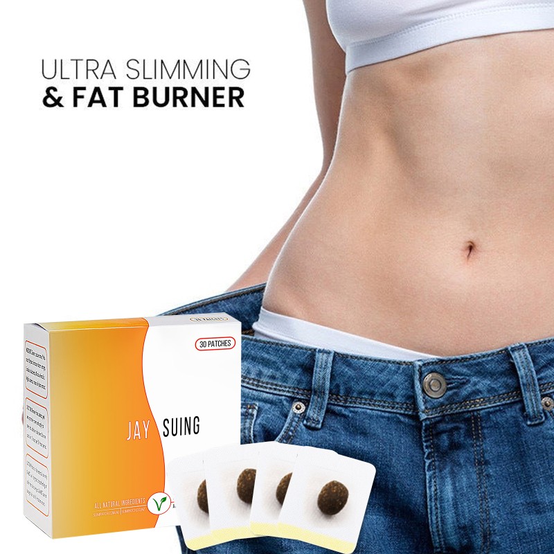 30pcs Packed Natural Herbal Weight Loss Sleep Magnet Belly Slimming Patch Cream Form