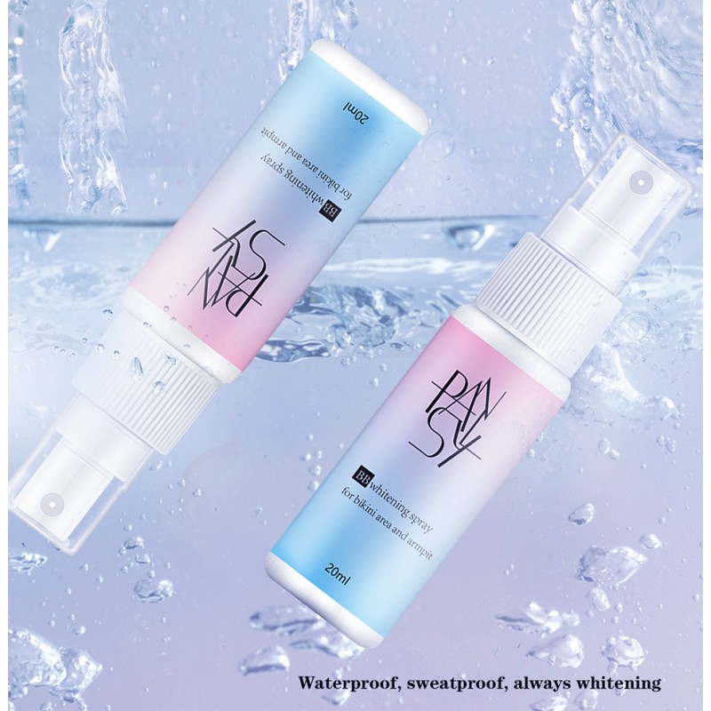 Natural BB Body Whitening Spray Moisturizing and Brightening for Bikini Area