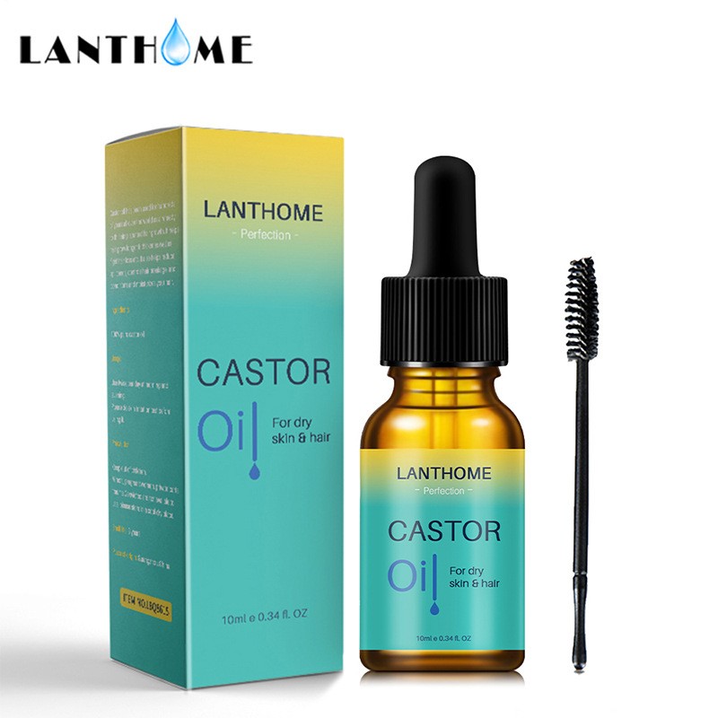 Private Label 100% Pure Natural Organic Cold Pressed Castor Oil for Hair Eyelash Eyebrow Growth