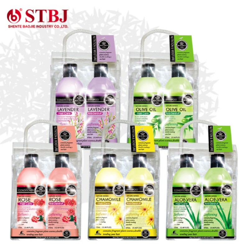 Natural Herbal Formula Hair Care Set 100ml Refreshing Oil Control Moisturizing Shampoo Conditioner for Damaged Hair Repair