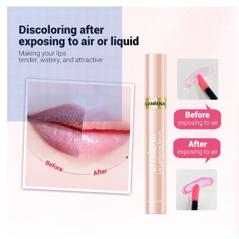 Wholesale Organic Cherry Lip Blam Hydrating Lightening Lip Plumping Serum