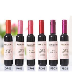Wine Bottle Lip Gloss Liquid Lipstick Red Waterproof Long Lasting 5G Stick Herbal MSDS Vegan Lipstick LP=2.5MM 8P 9P 10pinmsds
